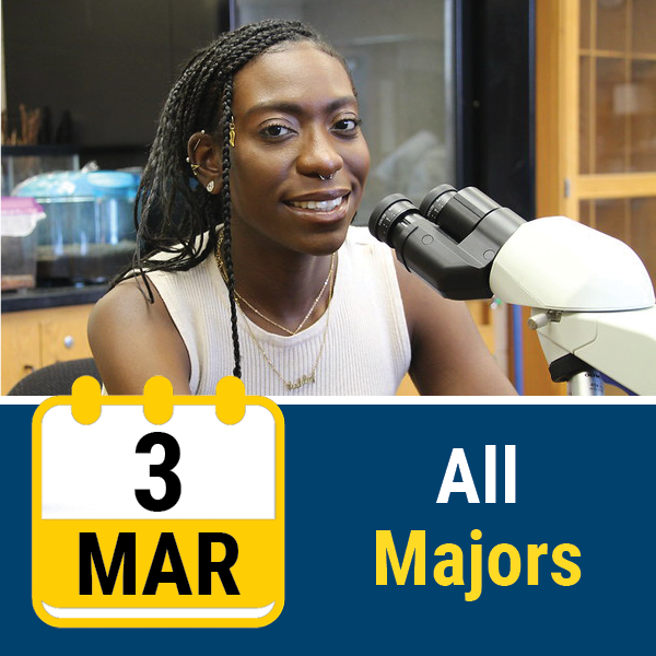 March 3 all majors