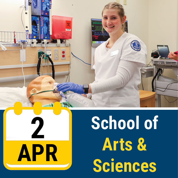 April 2 School of Arts and Sciences